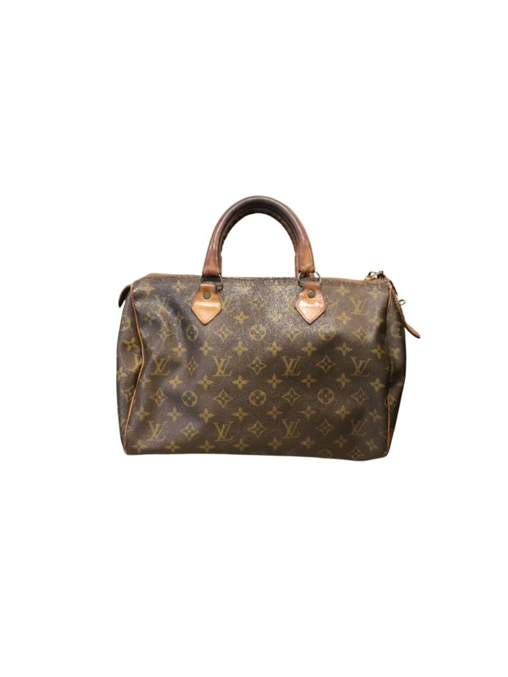 Louis Vuitton Monogram Canvas Speedy 30 Bag Made in USA tags w/ COA